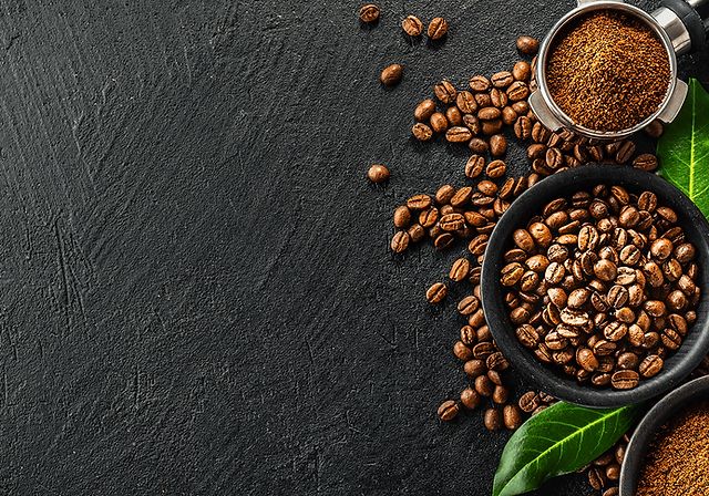 Coffee roasting in a modern roastery
